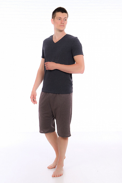 Бриджи-шорты "Борис", коричневый, 48-58,Ivanka