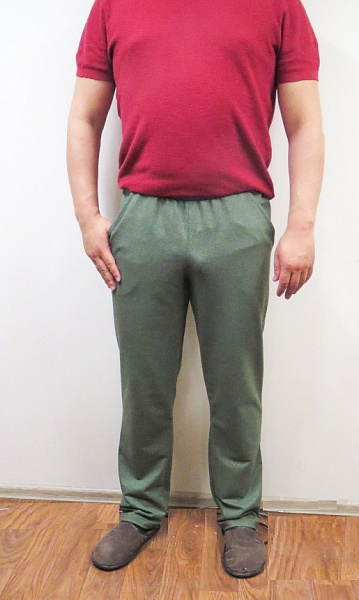 Брюки муж. БМ 1-13, 48-62, зеленый, Ivanka